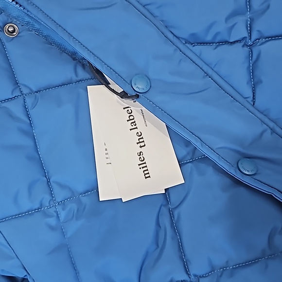 Miles The Label Boys Quilted Size 2 Water Resistant Puffer Jacket BNWT - Picture 3 of 6